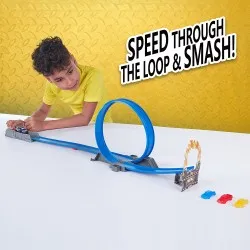 Set de Joaca Pista Masinute Road Rampage +4 ani - Metal Machines