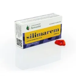 Silimarem Hepatoprotector 1000 mg, 30 capsule, Remedia