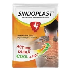 Plasturi cu hidrogel pentru ameliorarea durerii Sindoplast, 3 bucati, Fiterman Pharma