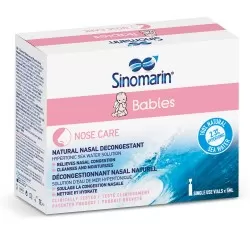 Decongestionant nazal pentru bebelusi si copii Sinomarin Babies, 18 fiole x 5 ml, Gerolymatos International