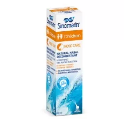Spray decongestionant nazal pentru bebelusi si copii Sinomarin Children, 100 ml, Gerolymatos International