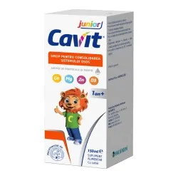 Sirop pentru consolidarea sistemului osos Cavit junior, 150ml, Biofarm