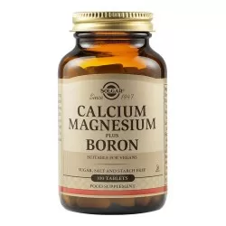 Calcium Magnesium plus Boron, 100 tablete, Solgar