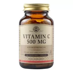 Vitamina C 500mg, 100 capsule, Solgar