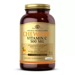 Vitamina C 500mg, 90 tablete masticabile, Solgar