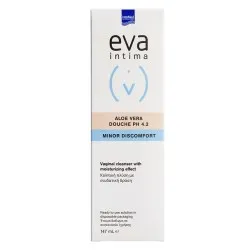 Solutie de curatare vaginala cu efect hidratant Eva Intima Aloe Vera Douche pH 4.2, 147 ml, Intermed