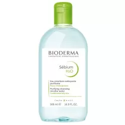 Solutie micelara ten mixt si gras H2O Sebium, 500 ml, Bioderma