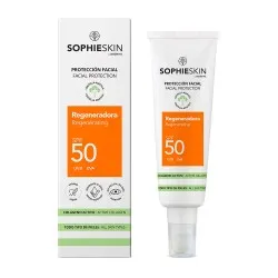Crema regeneratoare cu protectie solara SPF 50 Facial Protection, 50 ml, Sophieskin