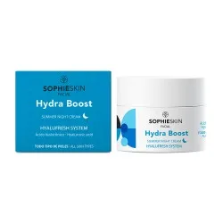 Crema de noapte cu acid hialuronic Hydra Boost, 50 ml, Sophieskin