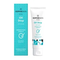 Scrub delicat pentru ten cu tendinta acneica Oil Stop, 75 ml, Sophieskin