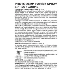 Spray cu protectie solara SPF 50+ Photoderm Family, 300 ml, Bioderma