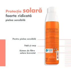 Spray pentru protectie solara cu SPF 50+, 200 ml, Avene