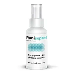 Spray pentru rani si leziuni cutanate Raniseptol, 125ml - Zdrovit