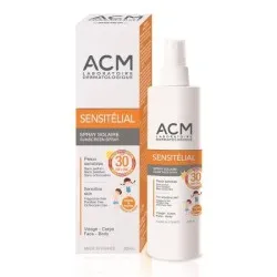 Spray protectie solara pentru copii SPF 30 Sensitelial, 200 ml, Acm