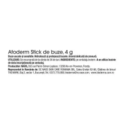 Stick buze Atoderm, 4 g, Bioderma