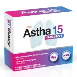 Astha 15 Instant, 10 plicuri, Sun Wave Pharma