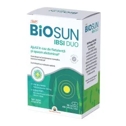 BioSun IBSI Duo, 30 capsule ibSium + 60 capsule moi Ulei de Menta, Sun Wave