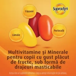 Supradyn Kids Complex, 60 drajeuri masticabile, Bayer