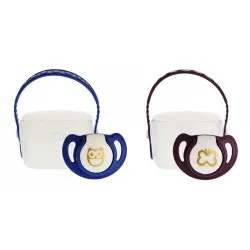 Suzeta si cutie de protectie 6 luni+ Baby, 1 bucata, Minut