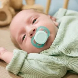 Suzeta Ultra Start Bleu/Verde 0-2luni, 075/02, 2 buc, Avent Philips