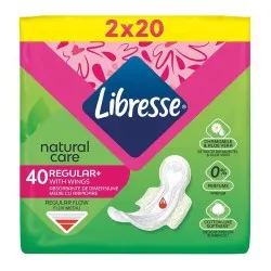 Tampoane Natural Care Regular, 40 bucati, Libresse