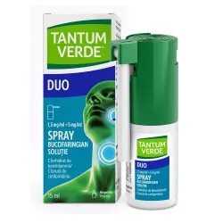 Tantum Verde Duo spray bucofaringian, 1,5 mg/ml + 5 mg/ml, 15 ml, Angelini