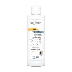 Apa de Gura Tisodent cu Clorhexidina 0.1%, Salvie, Menta, 250ml, Tis