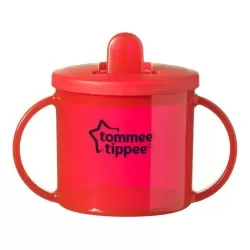 Tommee Tippee TT0049 Basics First Cup Cana Rosu +4luni x 190ml