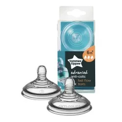 Tetina cu flux rapid Closer to Nature, 2 bucati, Tommee Tippee