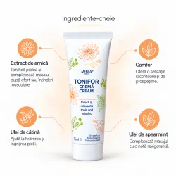 Tonifor crema tonica si relaxanta, 75ml, Mebra