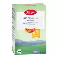 Cereale din gris de grau cu lapte, de la 6 luni, 200g, Topfer