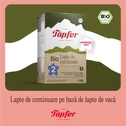 Lapte Bio 2 Formula Noua, 600g, Topfer