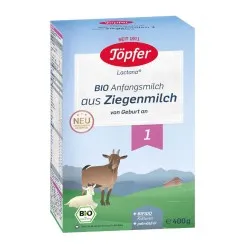 Lapte Capra Bio 1 New, 400g, Topfer