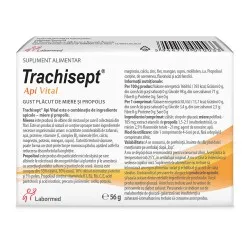 Trachisept Api Vital, 16 comprimate, Labormed