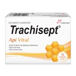 Trachisept Api Vital, 16 comprimate, Labormed
