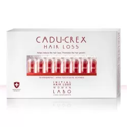 Tratament impotriva caderii parului stadiu initial pentru femei Cadu-Crex, 40 fiole, Labo