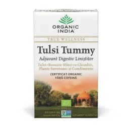 Tulsi Tummy Ceai Bio, 18 plicuri, Organic India