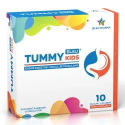 Tummy Kids Bleu, 10 plicuri orodispersabile, Bleu Pharma