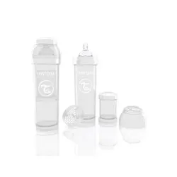 Twistshake Biberon Anticolici PP BFA 0% Alb +0 luni x 330ml