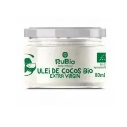 Ulei de cocos extra virgin ecologic, 80ml, Rubio