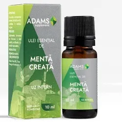 Ulei esential de Menta, 10 ml, uz intern, Adams Vision