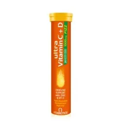 Ultra vitamina C+D Fizz, 20 tablete efervescente, Vitabiotics