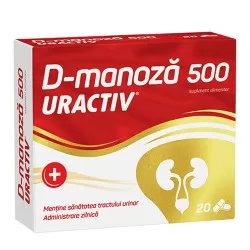 Uractiv D-manoza, 20 capsule, Uractiv