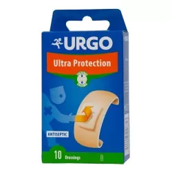 Plasturi pentru protectie rani minore Ultra Protection, 2 cm x 7.2 cm, 10 bucati, Urgo