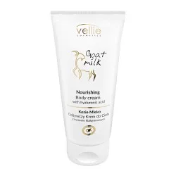 Crema Corp Hranitoare cu Acid Hialuronic Goat Milk, 200ml, Vellie