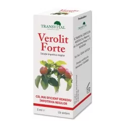 Solutie impotriva negilor, Verolit Forte, 5 ml, Transvital
