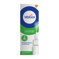 Vibrocil spray nazal, solutie, 2,5 mg/ 0,25 mg/ml, 15 ml, Gsk
