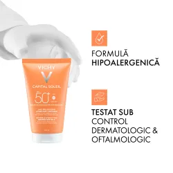 Lapte Hidratant Fata si Corp SPF 50+ Capital Soleil, 150ml, Vichy
