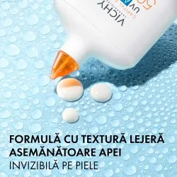 Fluid hidratant invizibil cu protectie solara SPF 50 Capital Soleil UV Aqua, 50 ml, Vichy