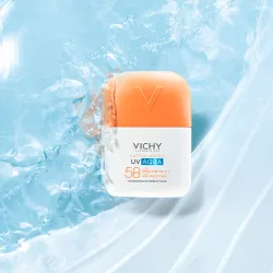 Fluid hidratant invizibil cu protectie solara SPF 50 Capital Soleil UV Aqua, 50 ml, Vichy